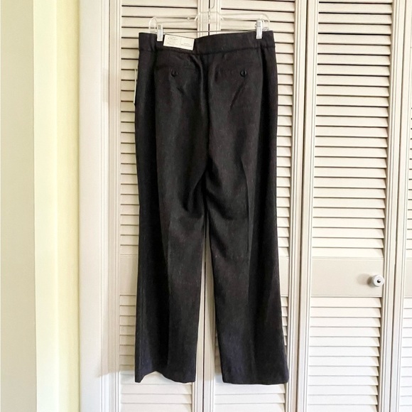 DANA BUCHMAN, NWT, WOMENS DRESS PANTS. GREY TWEAD. STRETCHY WAIST BAND. SIZE 8. - Picture 3 of 7